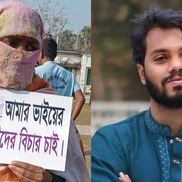 Osman Hadi’s sister stages protest during Bangladesh poll, demands justice for brother’s murder