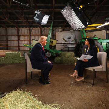 Trump walks out of NBC interview after clash over 2020 election claims
