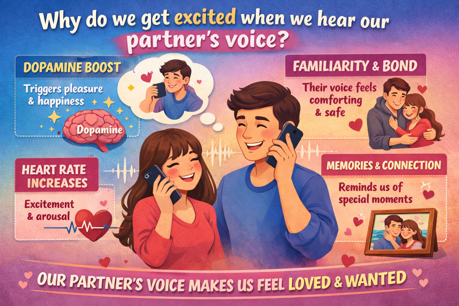 Why do we get excited when we hear our partner’s voice?