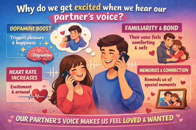 Why do we get excited when we hear our partner’s voice?