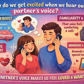 Why do we get excited when we hear our partner’s voice?