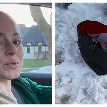 Influencer finds designer bag worth 1.5 lakhs while dumpster diving, leaves netizens in disbelief | Watch