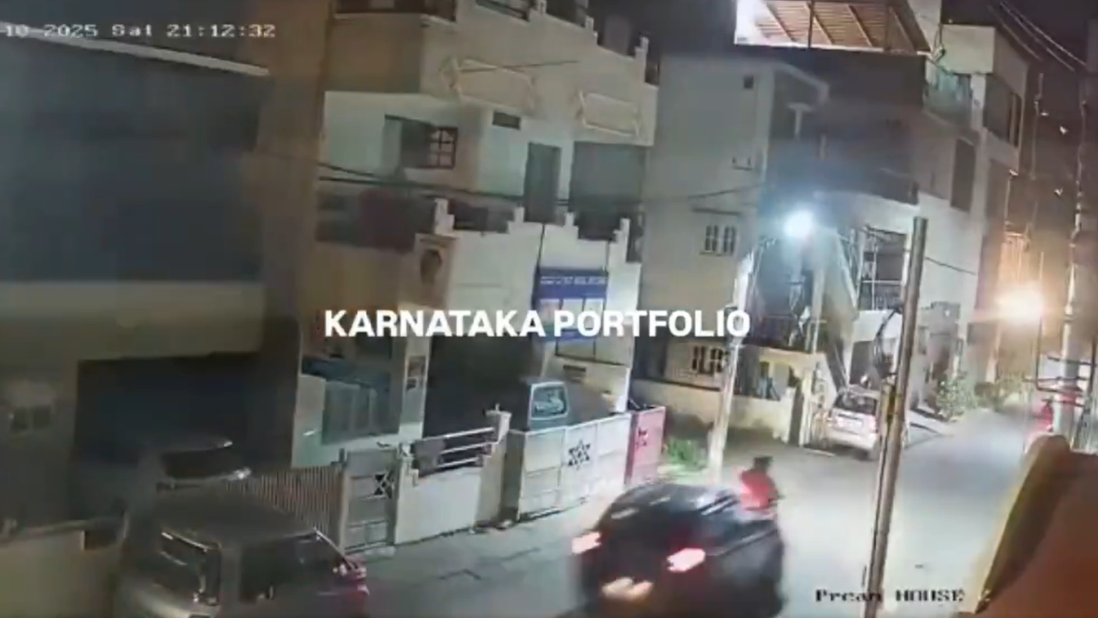 CCTV captures Bengaluru couple running over delivery agent after road spat turns fatal