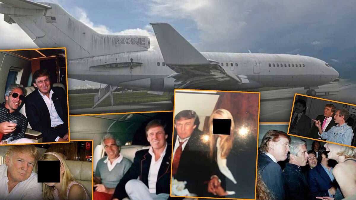 Donald Trump boarded Jeffrey Epstein's private jet with a 20-year-old woman! Sensational information comes to light