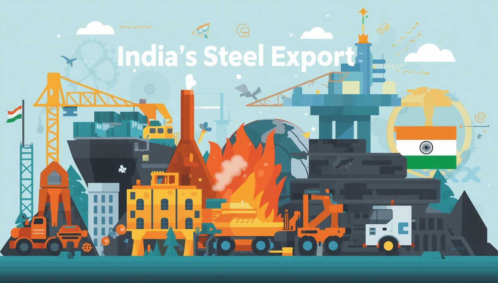 India’s steel exports jump 33% in April–December, government data shows