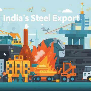 India’s steel exports jump 33% in April–December, government data shows