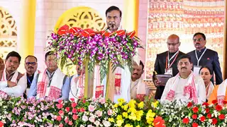 Himanta Biswa Sarma sworn in as Assam Chief Minister for second consecutive term after BJP’s big win