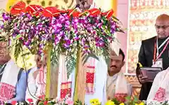 Himanta Biswa Sarma sworn in as Assam Chief Minister for second consecutive term after BJP’s big win