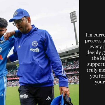 Shreyas Iyer issues first statement after spleen injury in Sydney ODI, says ‘getting better, every passing day’