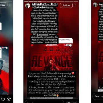 Anushka Sharma and Virat Kohli praise ‘Dhurandhar 2’; director Aditya Dhar reacts