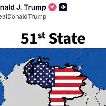 Trump reignites Venezuela debate with '51st state' post ahead of China trip