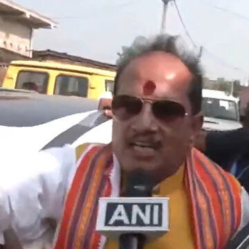 Bihar deputy CM Vijay Sinha attacked amid first phase of voting