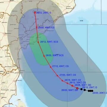 Cyclone Montha approaches Odisha Coast, administration on high alert