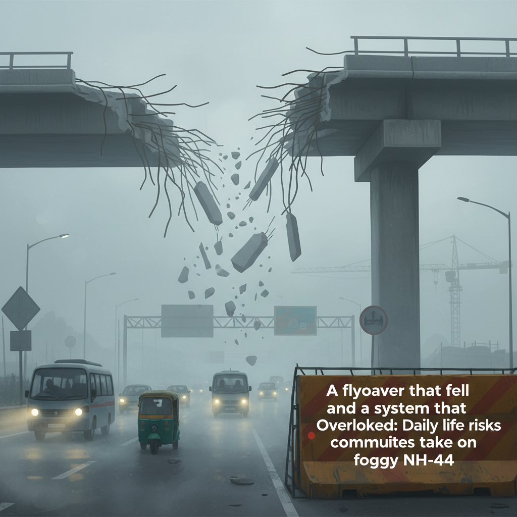NH-44's deadly stretch: Why hasn't the government acted on the Singhola Flyover collapse?
