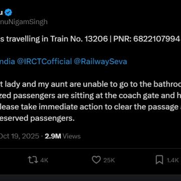 'Such is the condition of Indian Railways that.....': Viral Tweet about pregnant woman unable to go to the bathroom sparks online