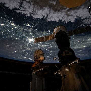 ISS shares stunning nighttime view of India as city lights glow across Arabian Sea and Himalayas