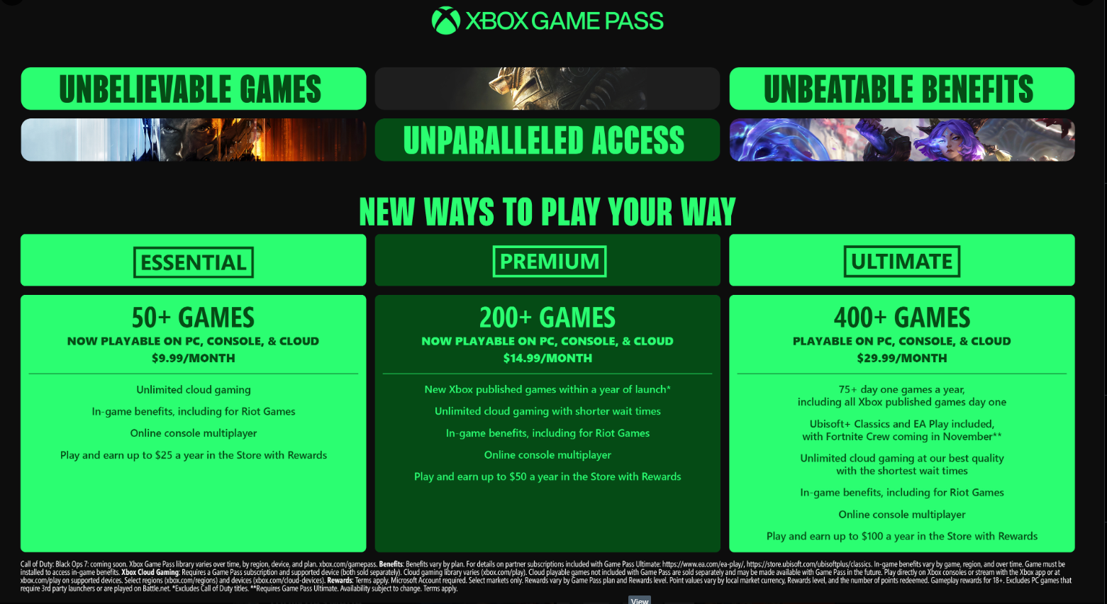 Microsoft raises the Xbox top game subscription by 50%, Here are all the details