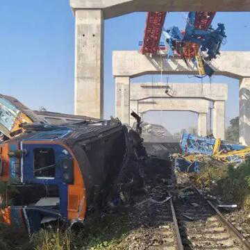 22 dead, 80 injured as crane crashes onto moving passenger train in Thailand