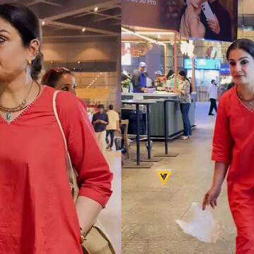Raveena Tandon’s airport gesture wins quiet praise online: WATCH