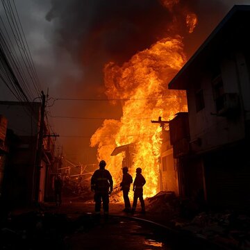 Massive fire erupts near Lalbazar, multiple fire tenders rushed to the spot