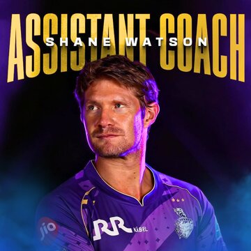 Shane Watson joins Kolkata Knight Riders as assistant coach ahead of IPL 2026