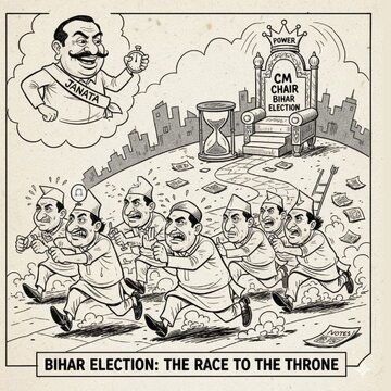 Bihar polls 2025: Early trends put BJP-JD(U) ahead,Tejashwi leads in Raghopur