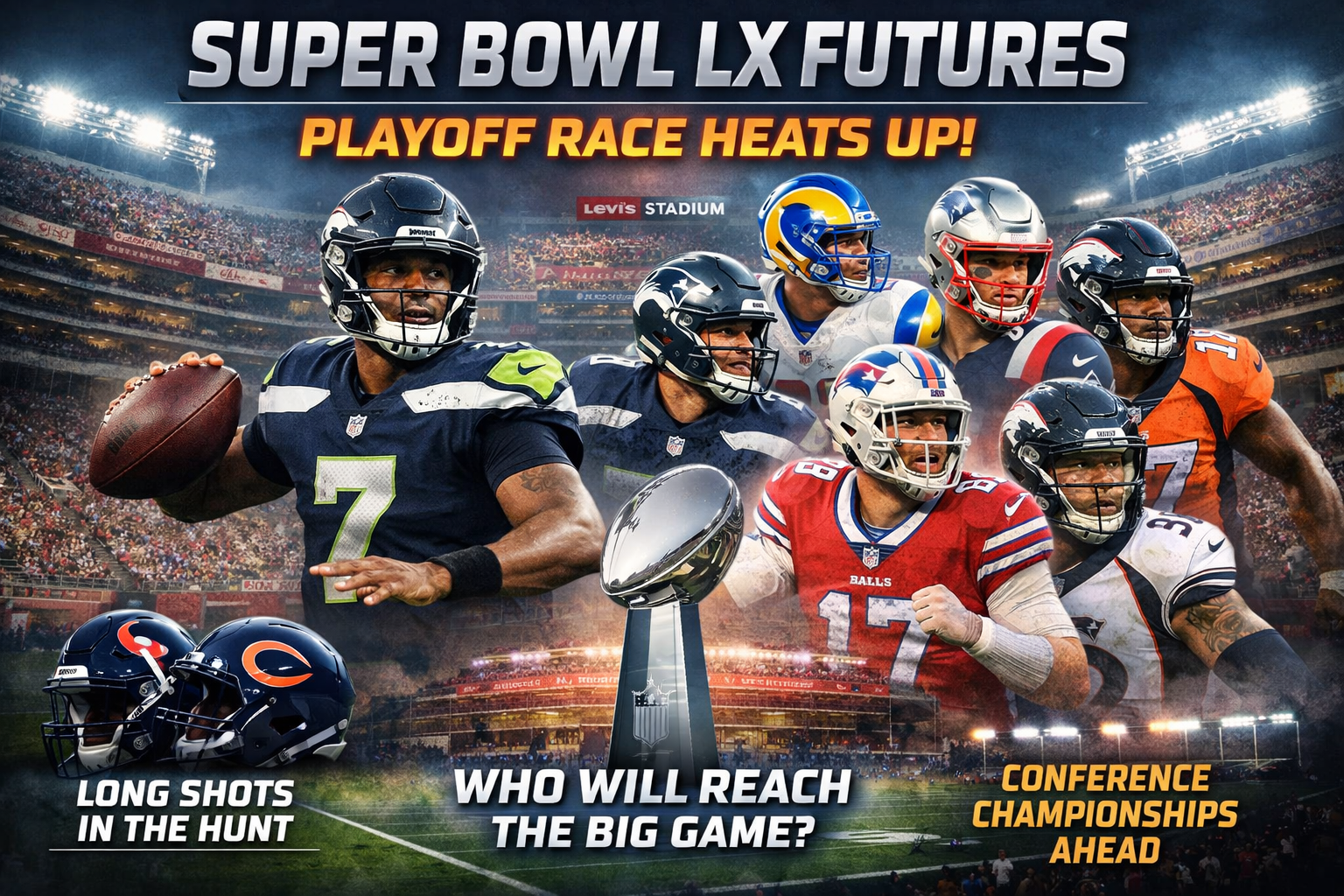 Playoff momentum reshapes Super Bowl odds ahead of conference finals