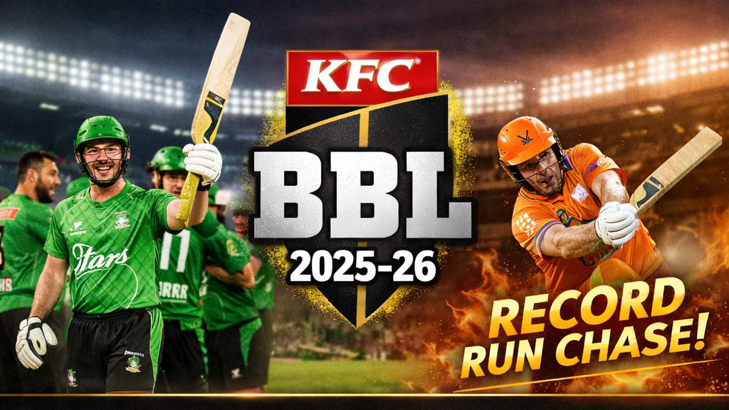 BBL 2025–26 standings update: stars shine, records tumble, and the top-four race heats up