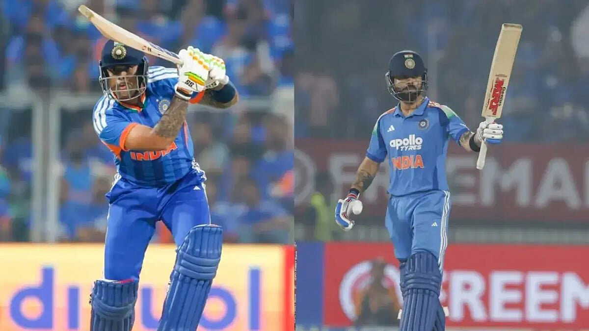 Suryakumar Yadav’s Kiwi onslaught breaks Kohli’s record with 39 sixes