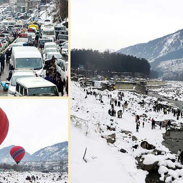 Orange alert in Himachal as heavy snowfall shuts 1,250 roads, tourists stuck