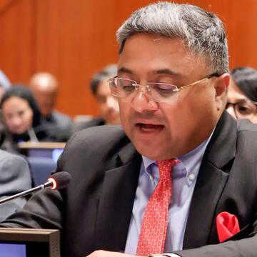 Who is Sibi George, the diplomat defending India in Norway briefing?