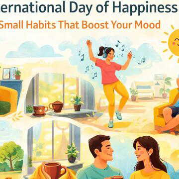 International Day of Happiness 2026: How to stay happy with 5 simple, no-cost habits