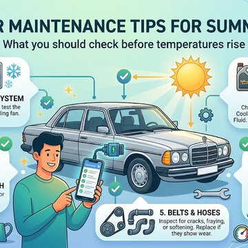 Car maintenance tips for summer: What you should check before temperatures rise