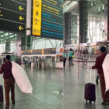 Mattress at the terminal? IndiGo delays spark hilarious scenes at Bengaluru airport