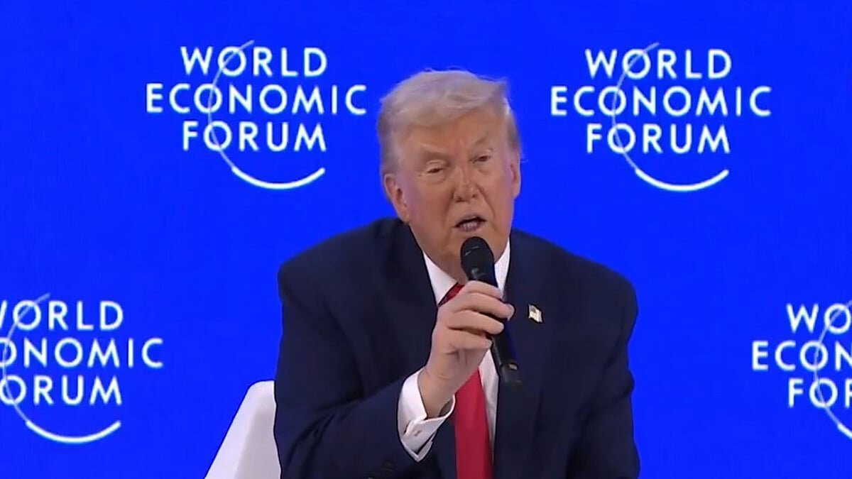 President Trump expresses optimism over India-US trade deal at WEF, hails PM Modi as 'fantastic' man