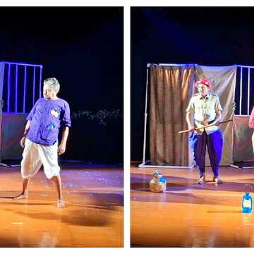 District theatre takes centre stage as Gobardanga’s ‘Mahavidya’ blends satire and laughter at Atmajan Festival