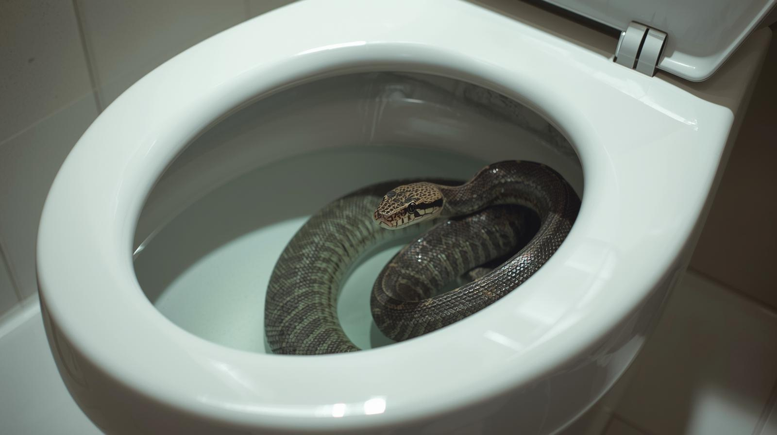 Why snakes sometimes appear in toilets? Explained