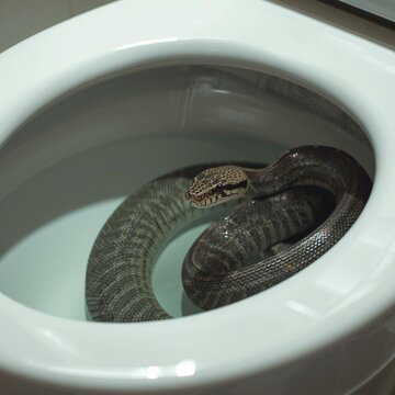 Why snakes sometimes appear in toilets? Explained