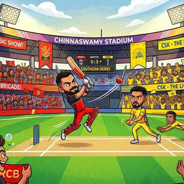 IPL 2026 LIVE: CSK looses three early wickets, RCB post massive 250/3 as Tim David’s carnage powers Bengaluru to towering total, check more updates