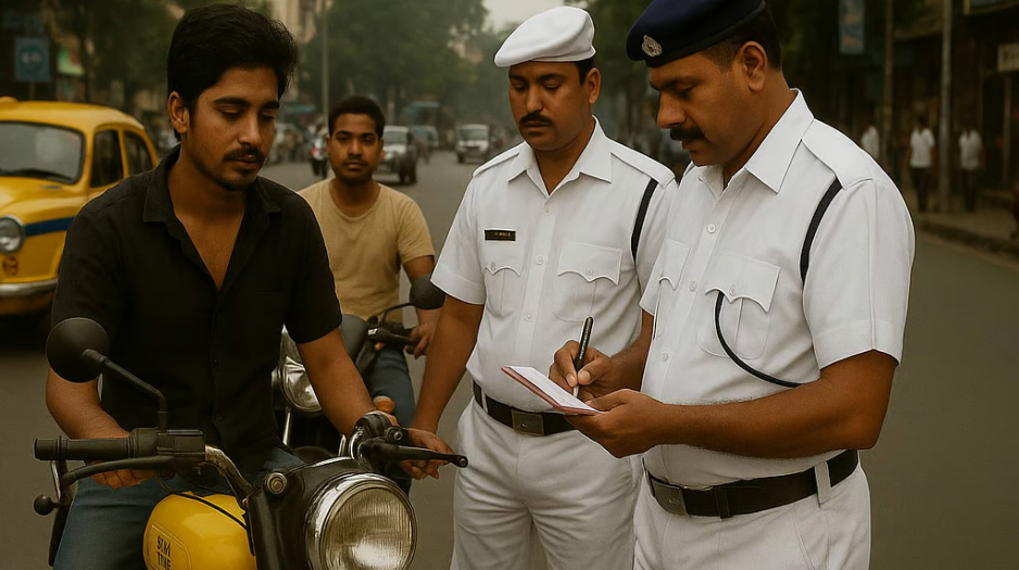 Traffic law violations increase in Kolkata, two-wheelers responsible in most cases