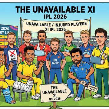 IPL 2026  unavailable players XI: From MS Dhoni to Rohit Sharma, a team built entirely on absentees