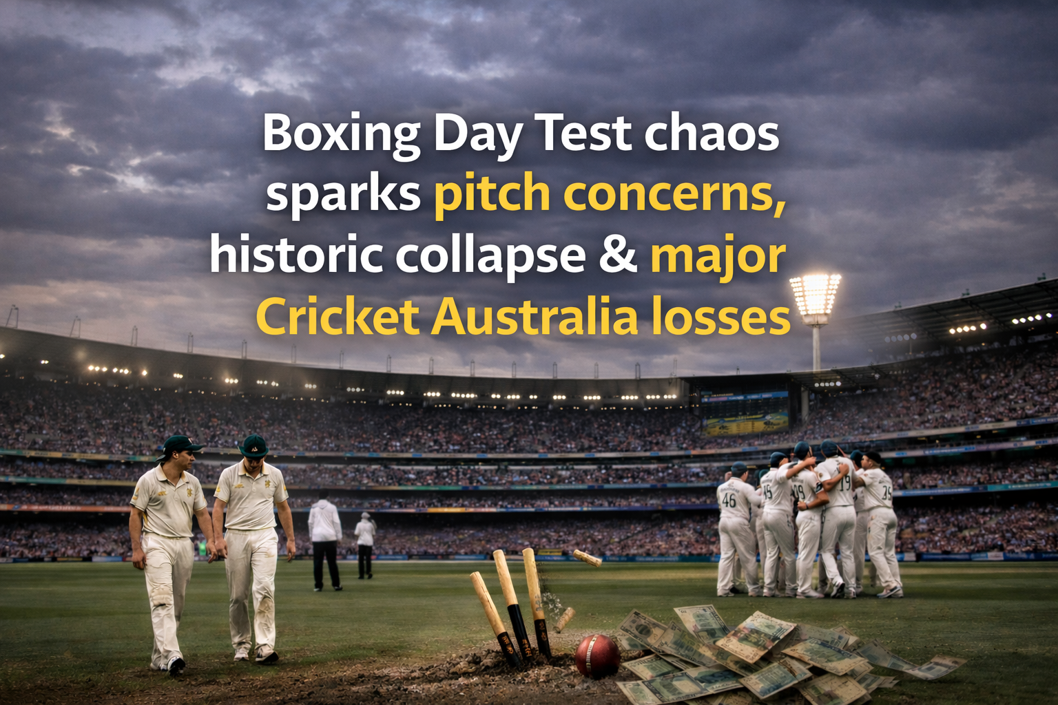 Short Boxing Day Test sparks pitch debate and major financial setback for Cricket Australia