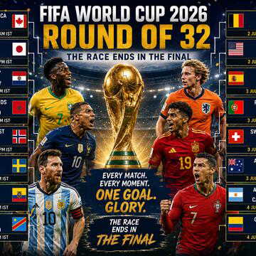World Cup 2026 knockouts begin: Full Round of 32 fixtures and IST timings