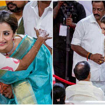 Trisha Krishnan faces online backlash after attending Vijay’s oath ceremony