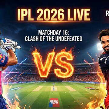 IPL 2026 LIVE: RCB collapse after strong start, slip to 94/6 against RR in Guwahati, Check all updates here