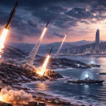 North Korea fires 10 ballistic missiles as US-South Korea military drills continue