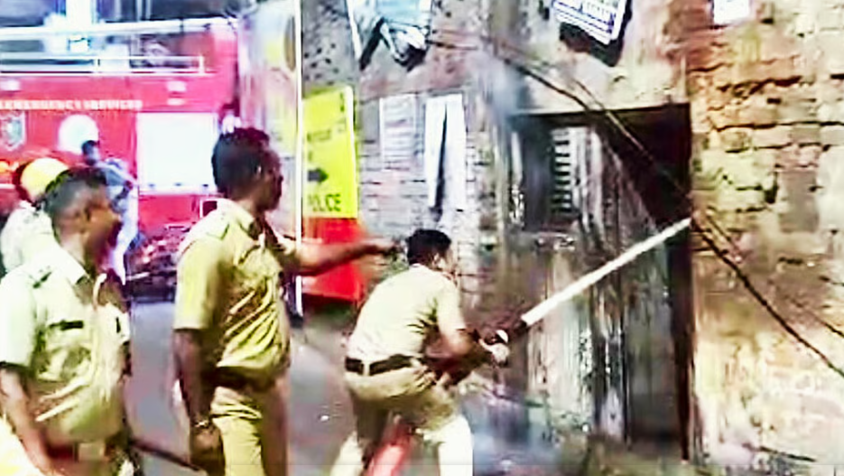 Sky lantern fire guts Howrah house, panic among locals