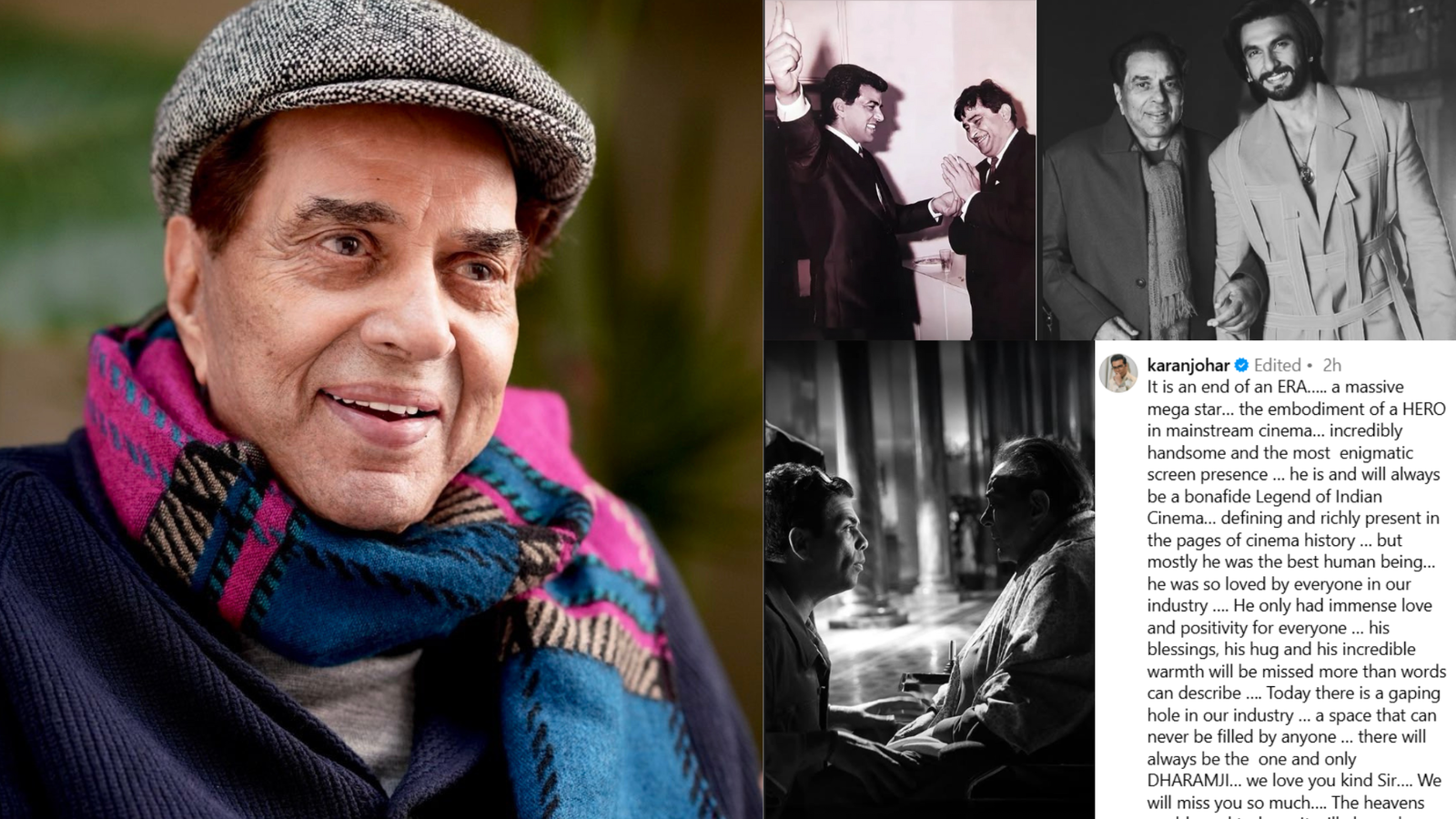 ‘Abhi na jao chhod kar’: Bollywood mourns the loss of the legendary actor Dharmendra