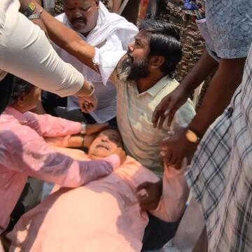 TMC MP Kalyan Banerjee injured during protest march to Chanditala Police Station