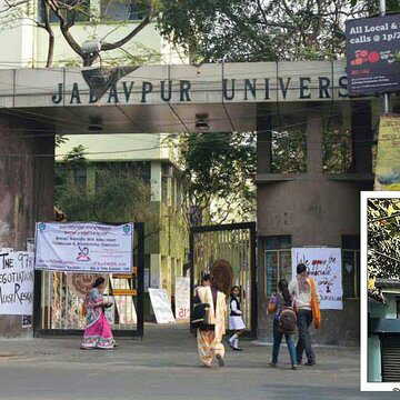 Wall graffiti in support of Maoist leader sparks controversy at Jadavpur University